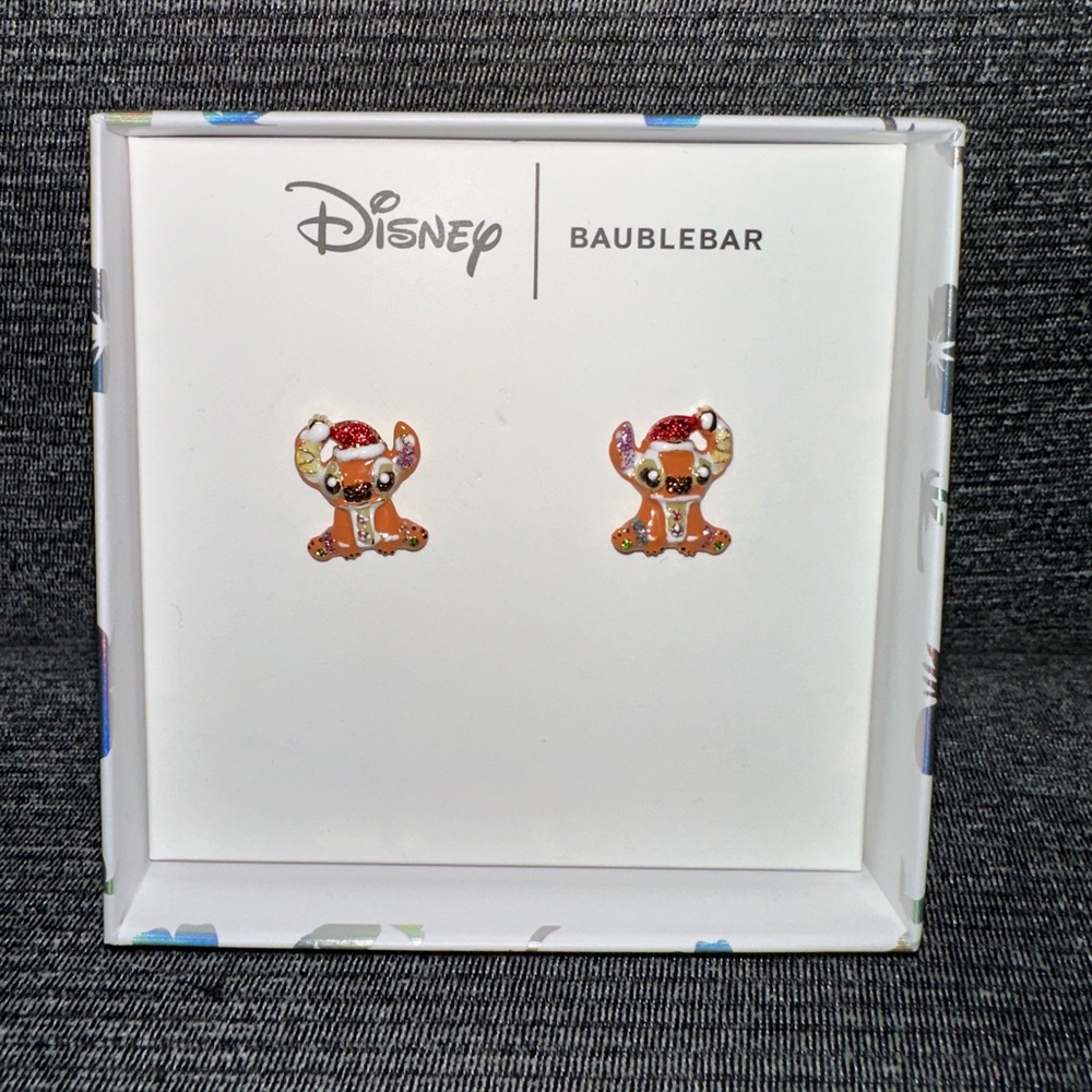 ✨🆕 Disney Stitch Christmas Baublebar Earrings